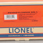 Lionel 6-38521 Pennsylvania GG-1 Electric Locomotive #4839