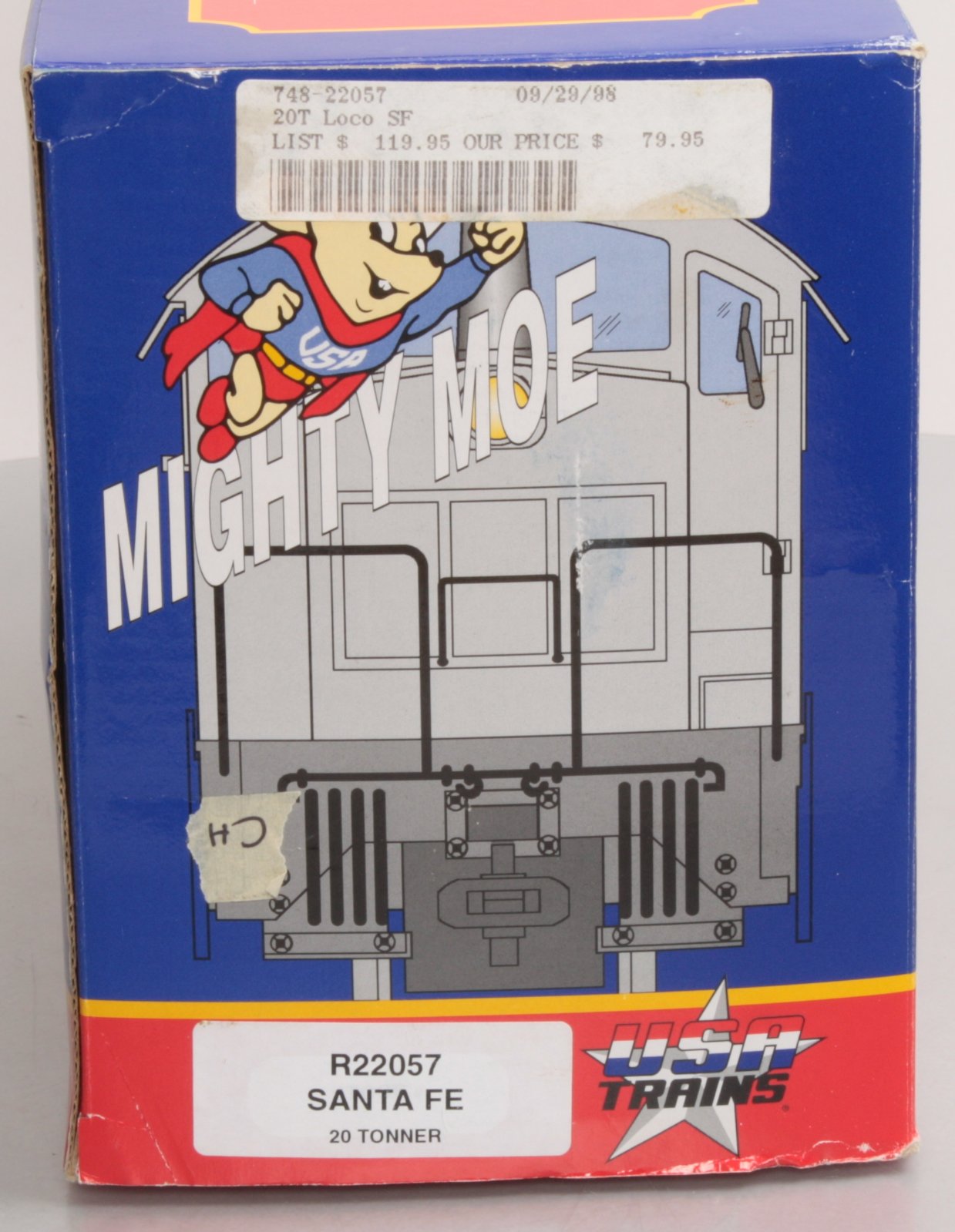 USA Trains 22057 G Santa Fe 20-Ton Powered Diesel Locomotive #389
