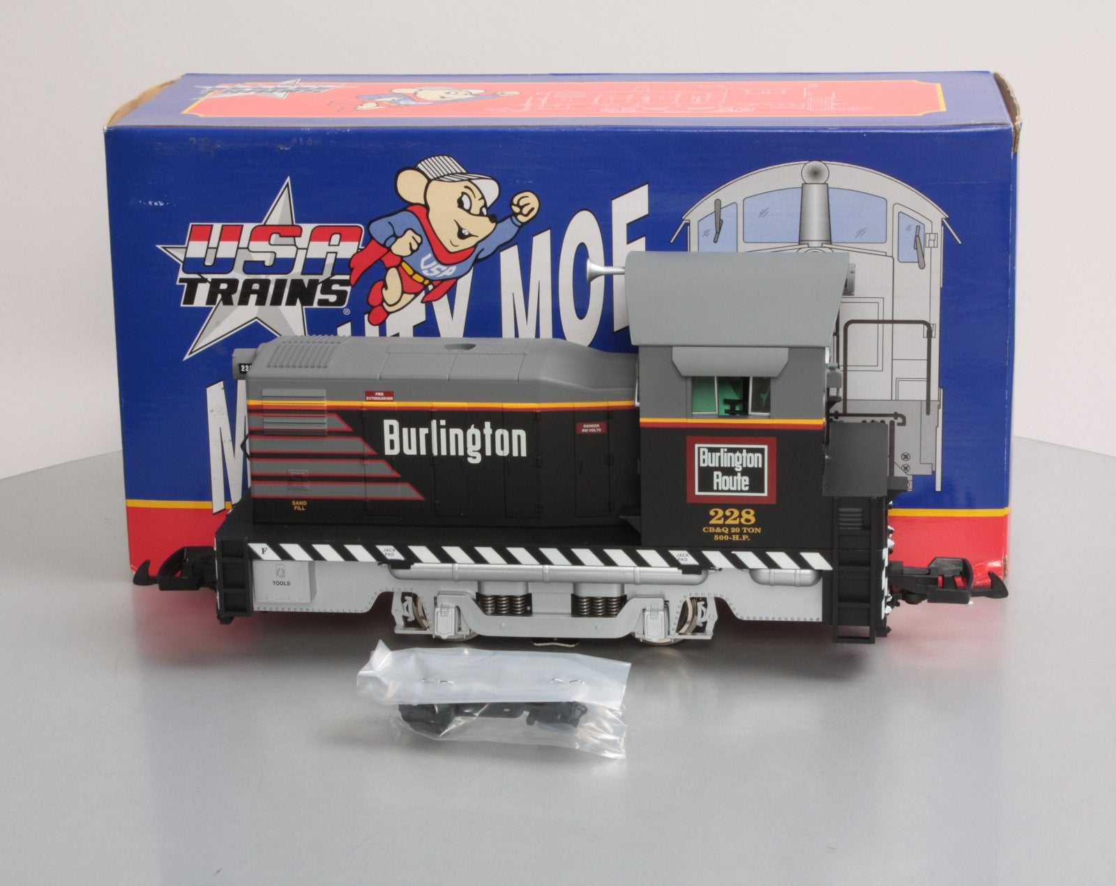 USA Trains 22051 G Burlington Route 20-Ton Diesel Locomotive