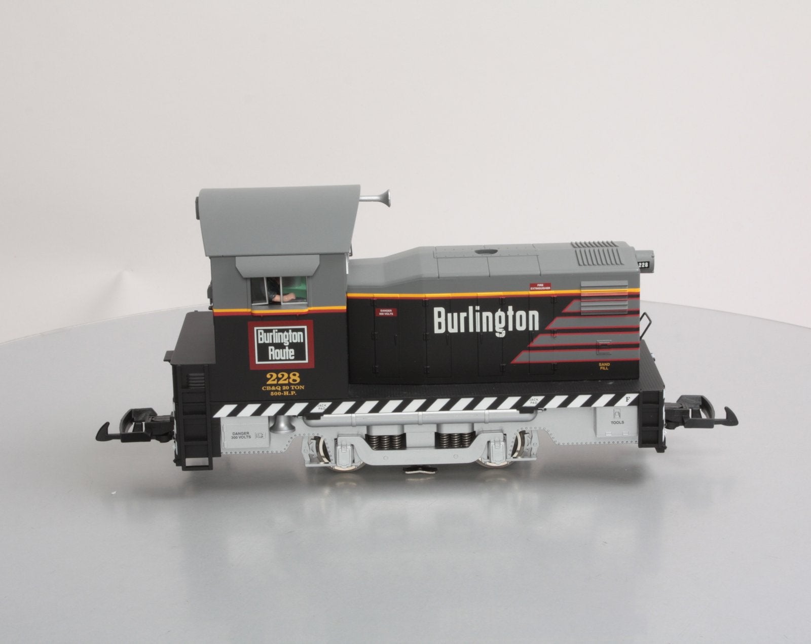 USA Trains 22051 G Burlington Route 20-Ton Diesel Locomotive
