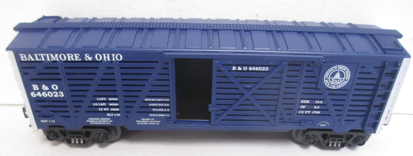 O-Line 113 Baltimore & Ohio Stock Car #646023