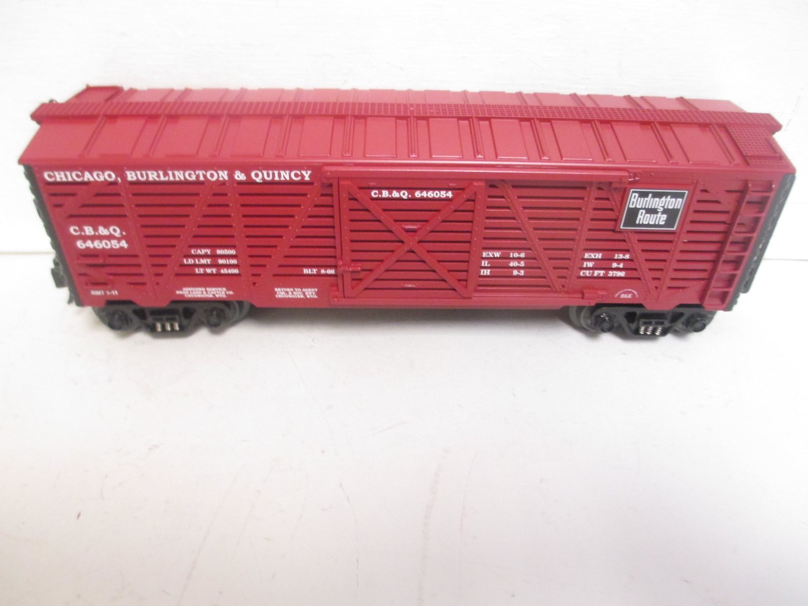 O-Line 115 CB&O Stock Car #646054
