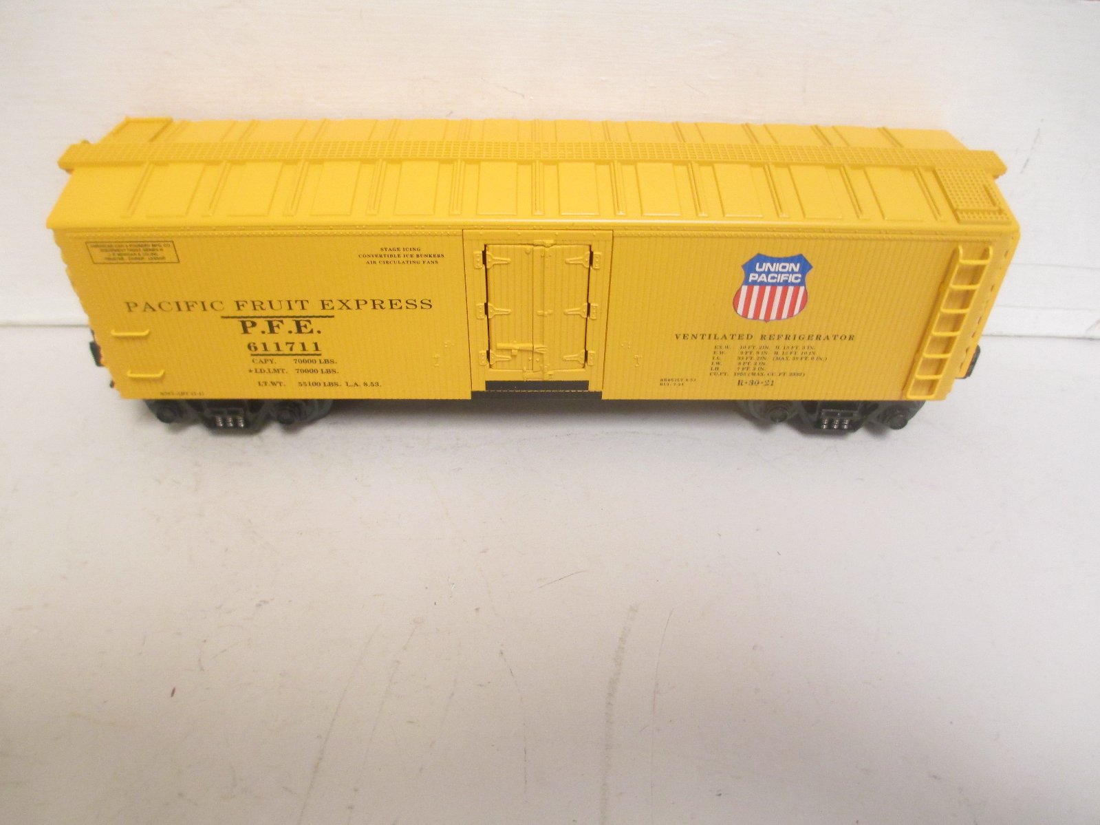 O-Line 122 Union Pacific Reefer #611711