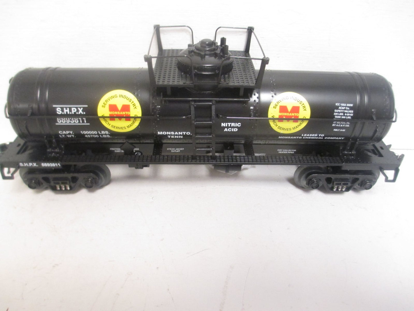 O-Line 166 Monsanto Tank Car #6893811