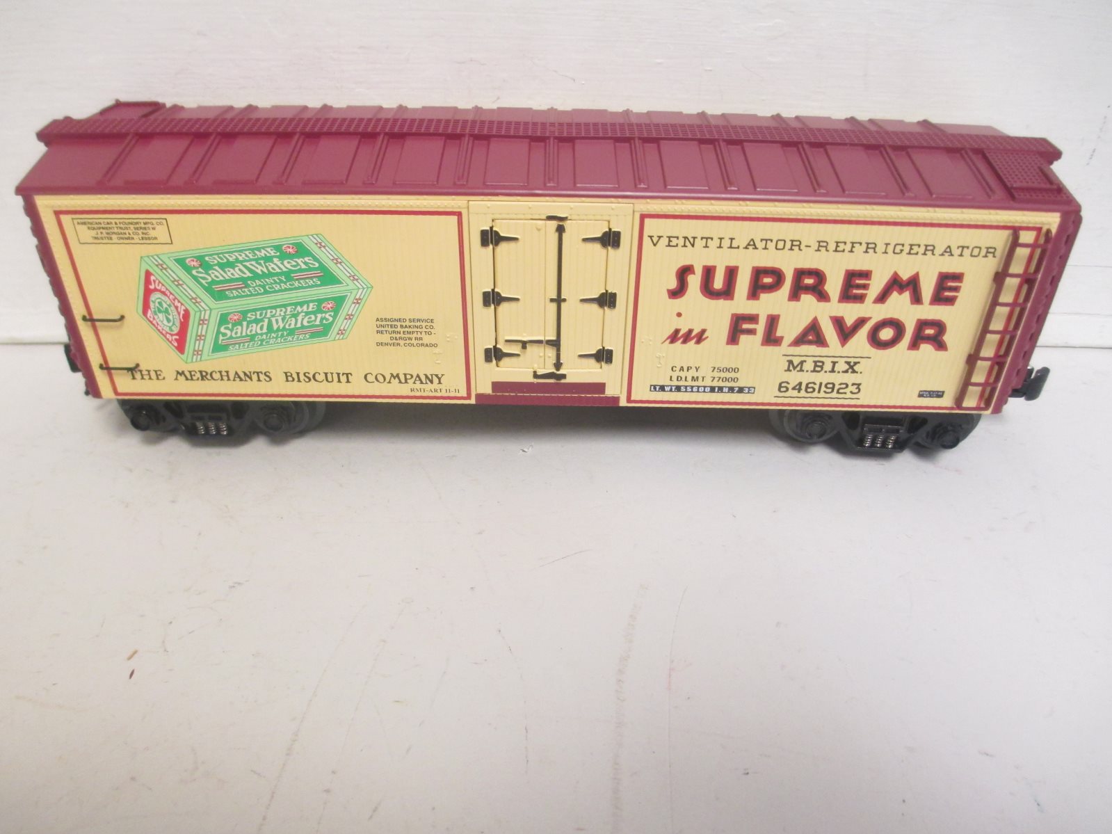 O-Line 125 Merchants Biscuit Reefer #6461923