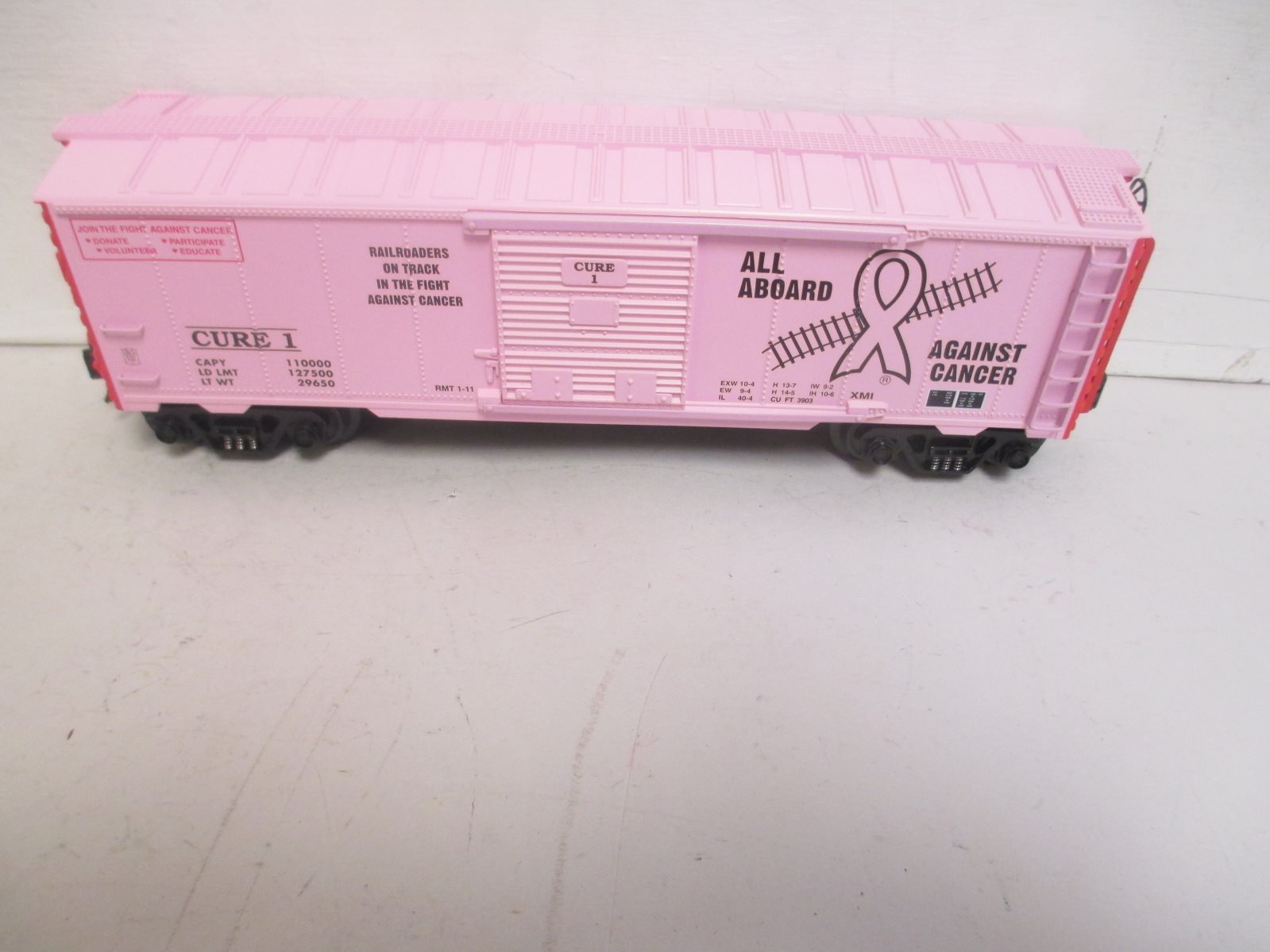 O-Line OLR148 Cancer Cure Box Car #1