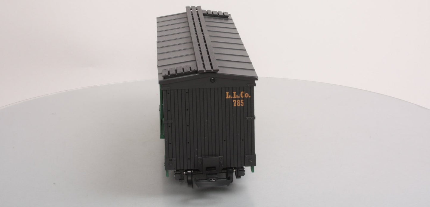 USA Trains 19038 G Lima Locomotive Co. Wood Box Car #785