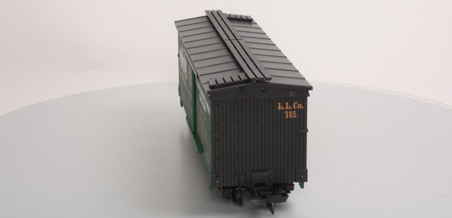 USA Trains 19038 G Lima Locomotive Co. Wood Box Car #785