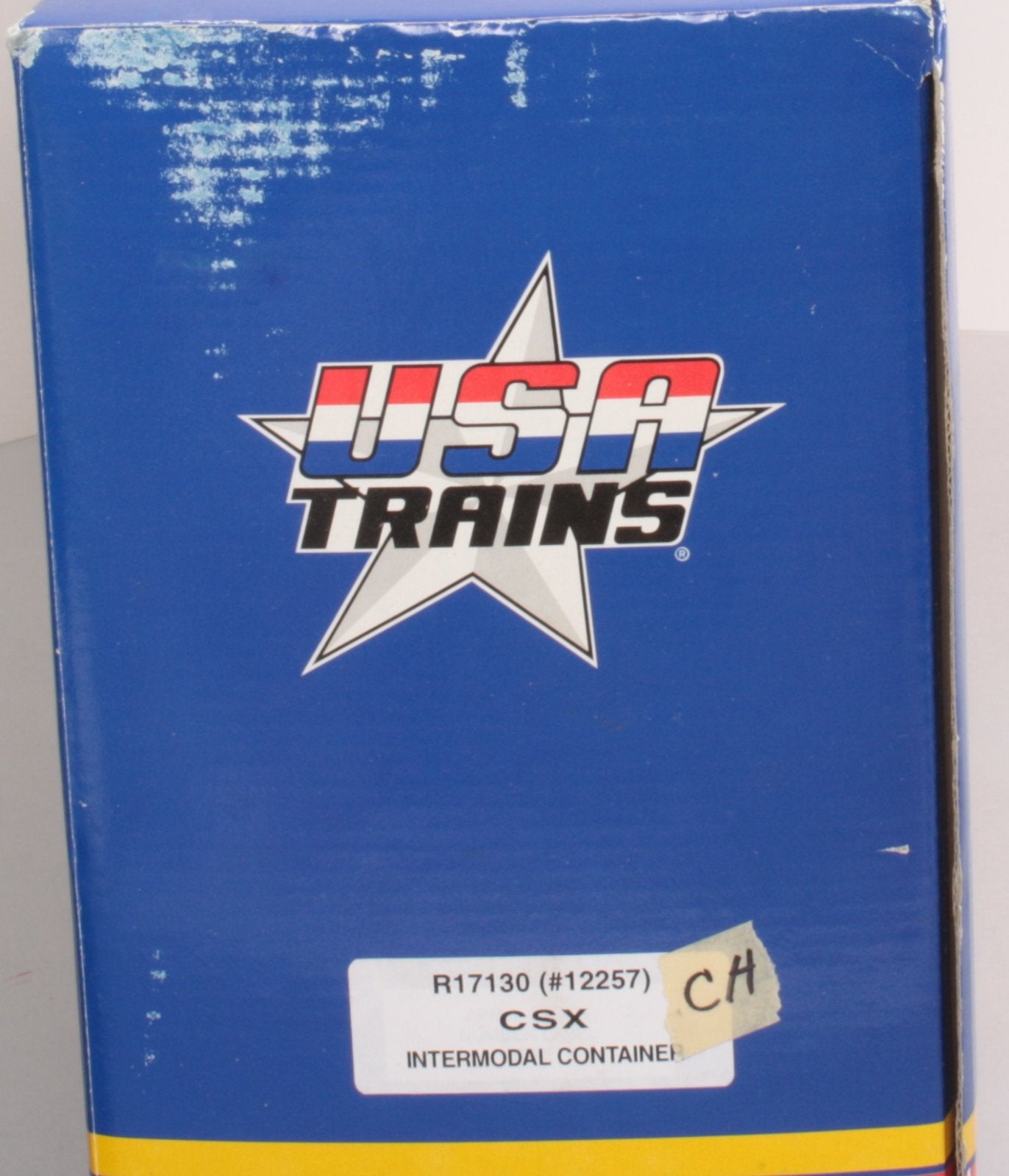 USA Trains 17130 G CSX Gunderson Husky Stack with 2 Containers #2- Metal Wheels