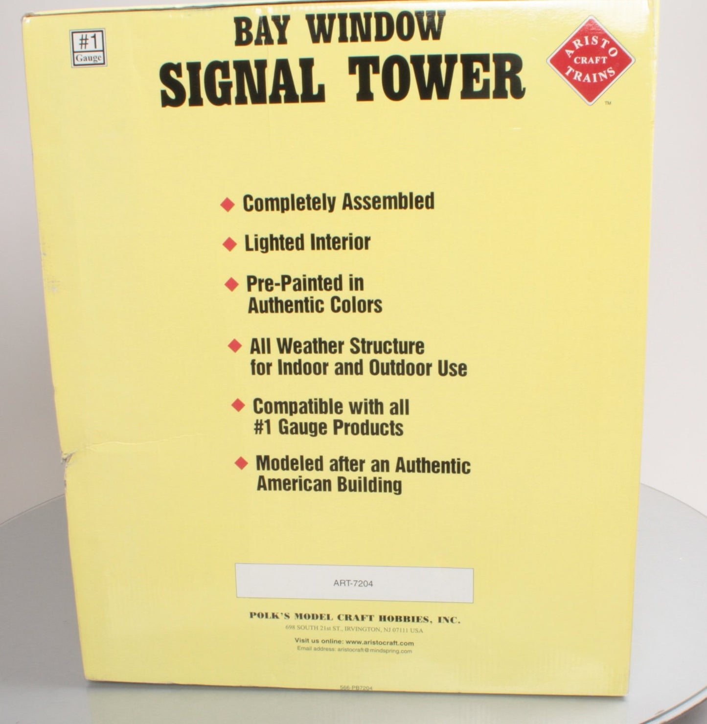Aristo-Craft 7204 G Scale Bay Window Signal Tower