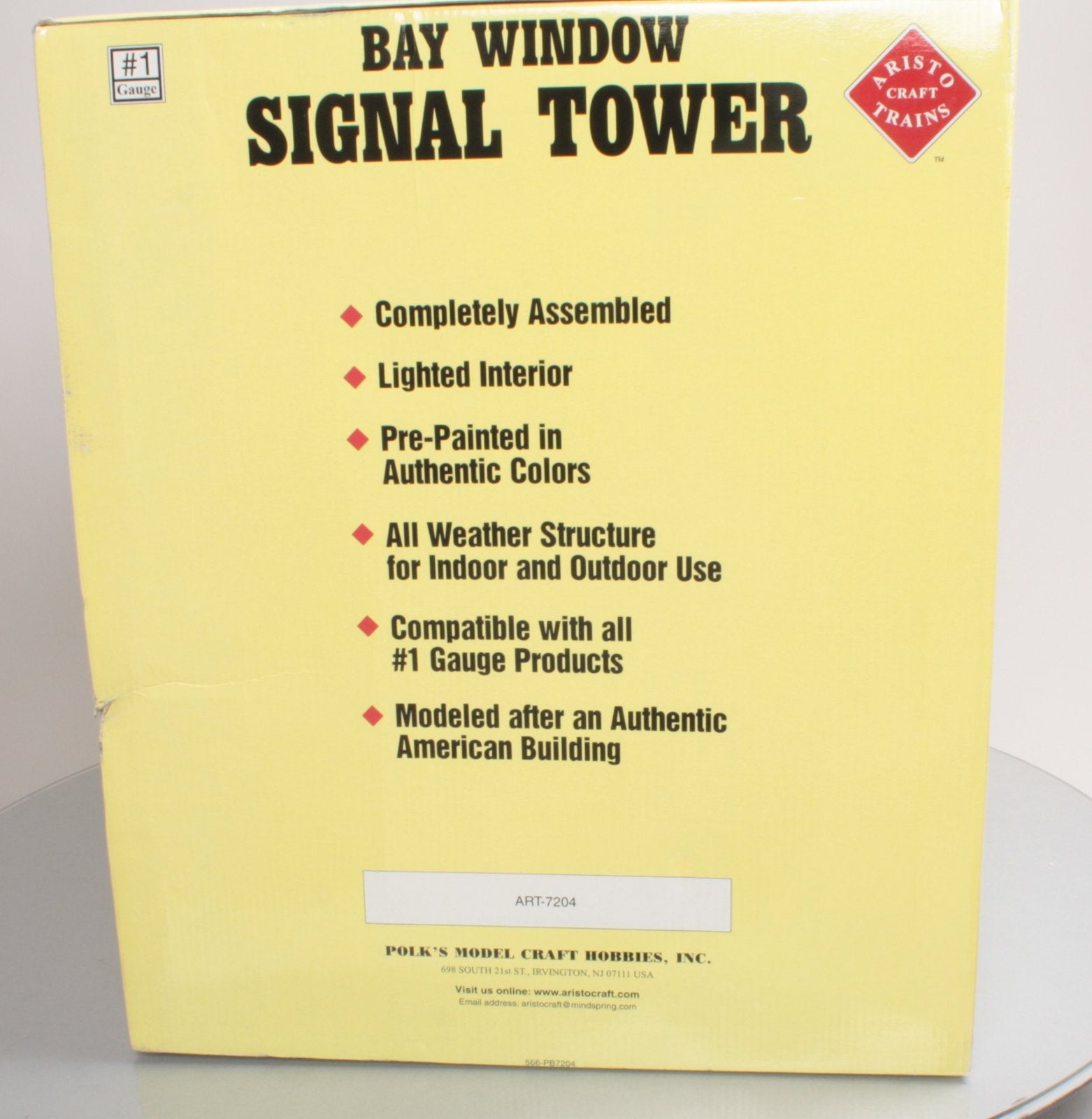 Aristo-Craft 7204 G Scale Bay Window Signal Tower