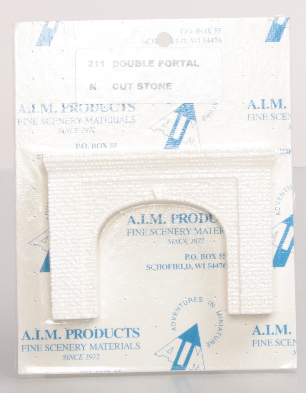 AIM 211 N Double-Track Tunnel Portal Cut Stone