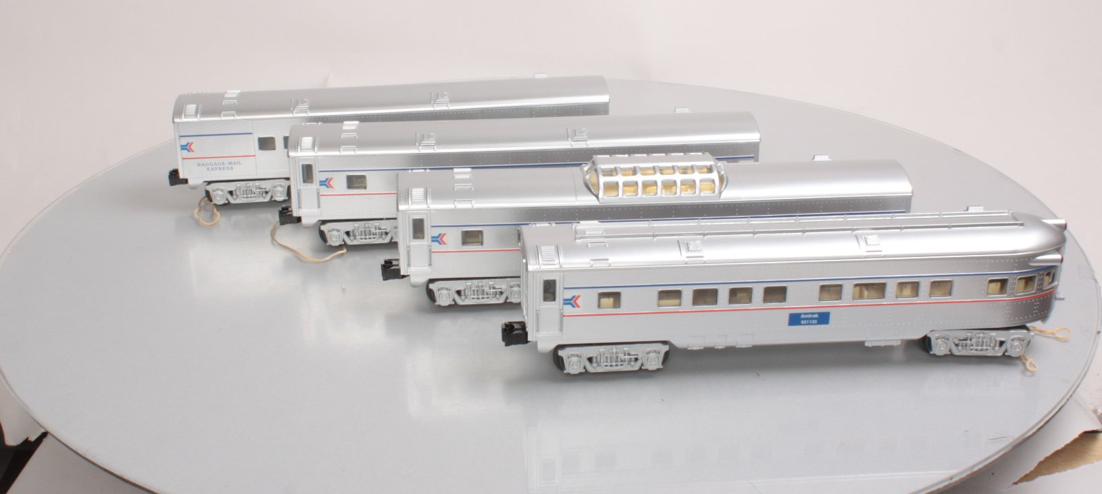O-Line 201A Amtrak Streamliner Passenger Cars (Set of 4)