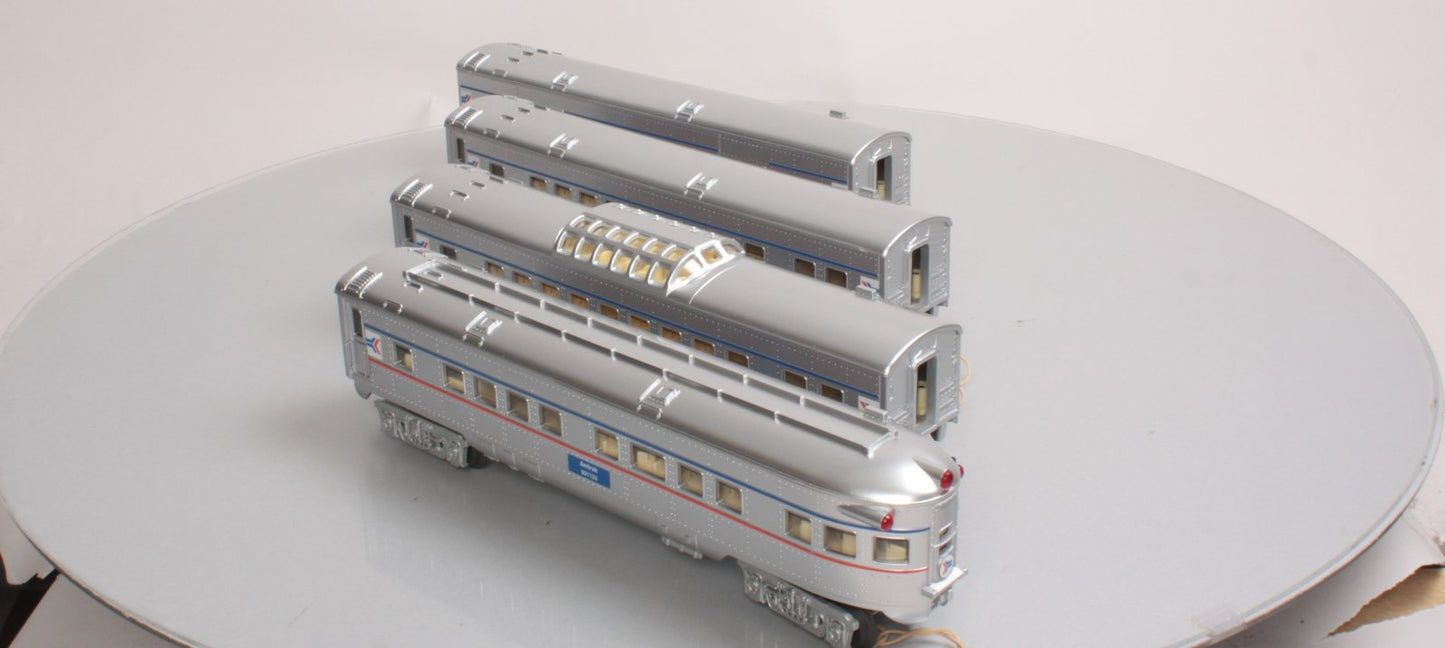 O-Line 201A Amtrak Streamliner Passenger Cars (Set of 4)