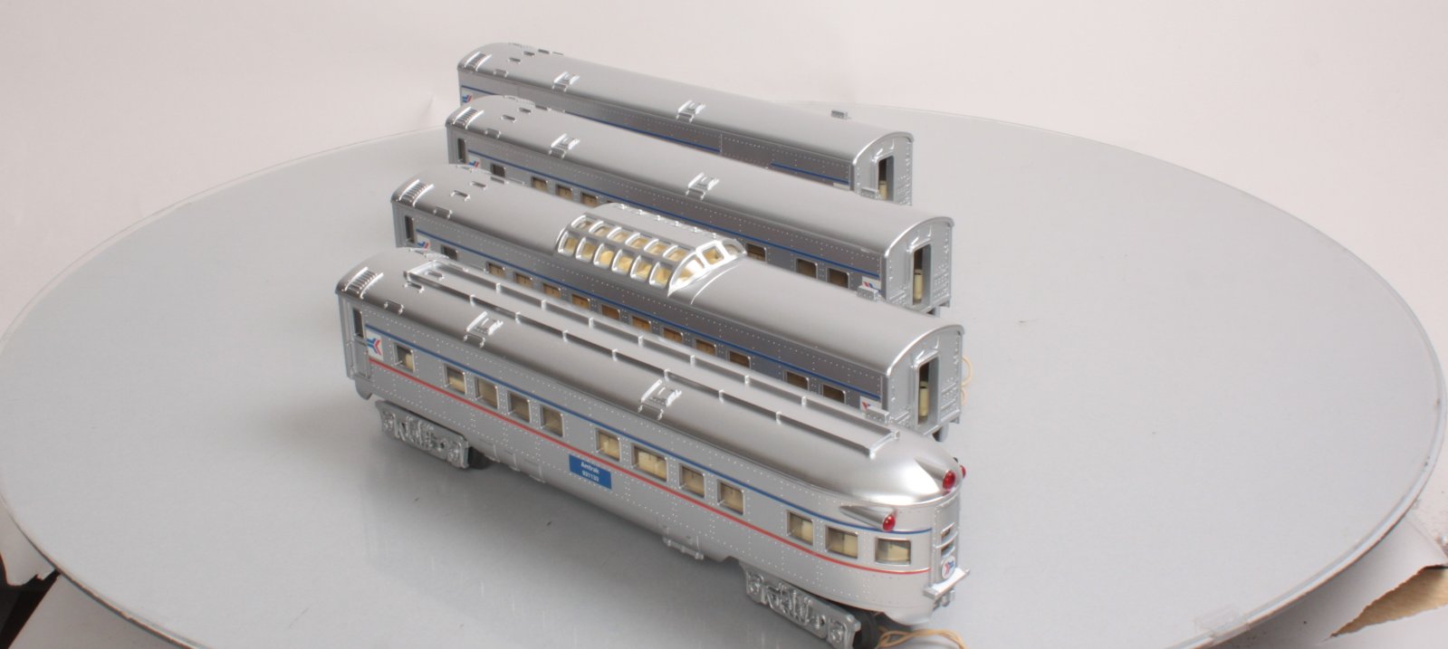 O-Line 201A Amtrak Streamliner Passenger Cars (Set of 4)