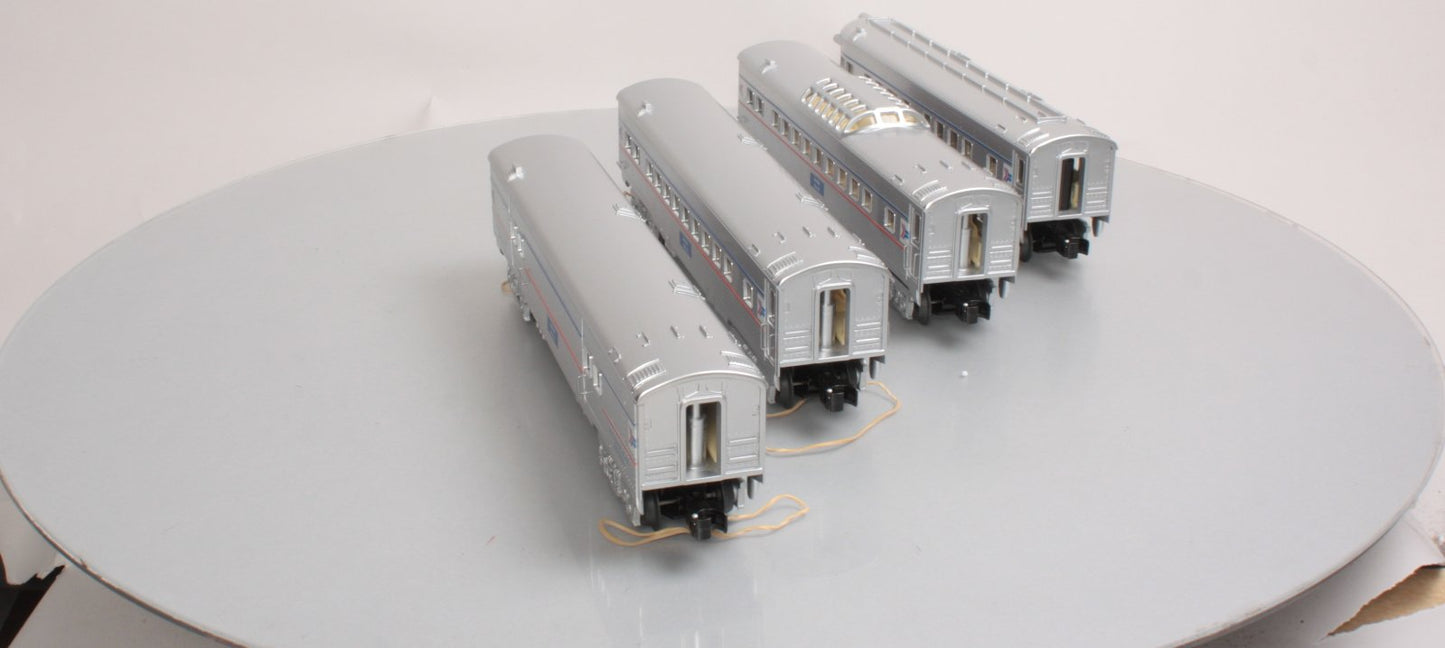 O-Line 201A Amtrak Streamliner Passenger Cars (Set of 4)