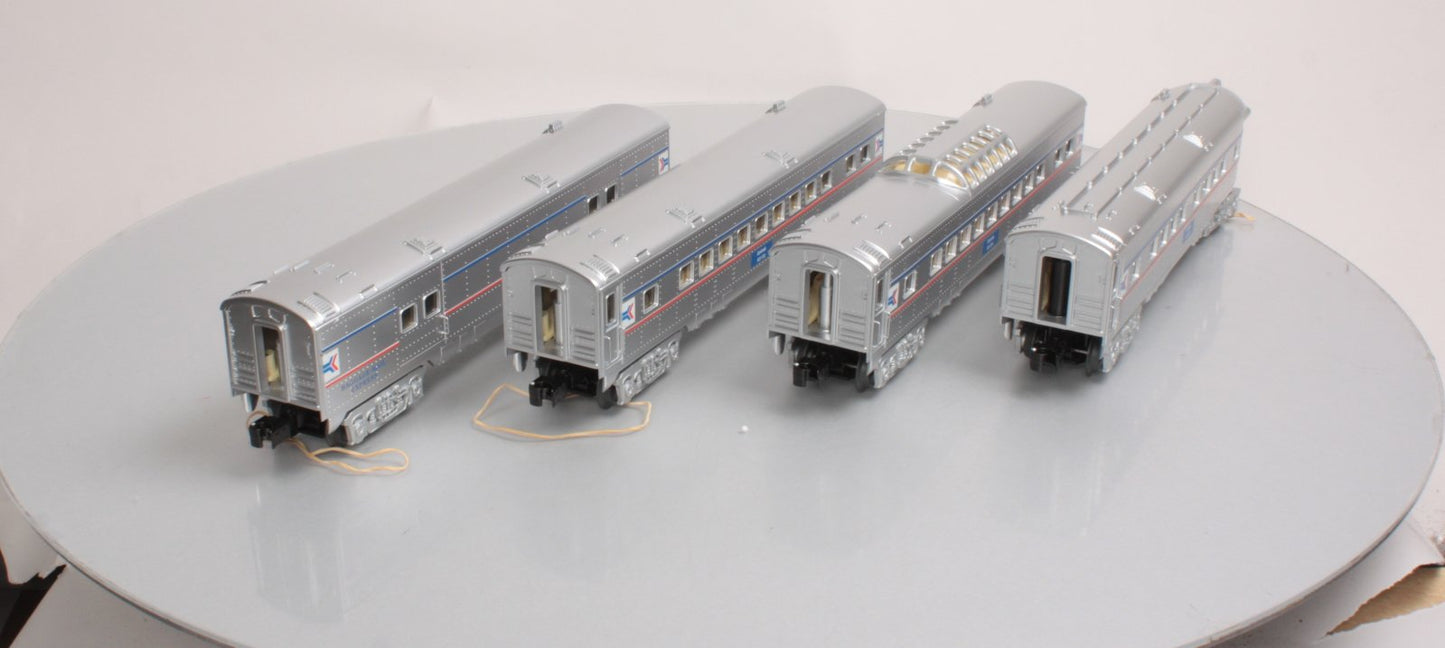 O-Line 201A Amtrak Streamliner Passenger Cars (Set of 4)