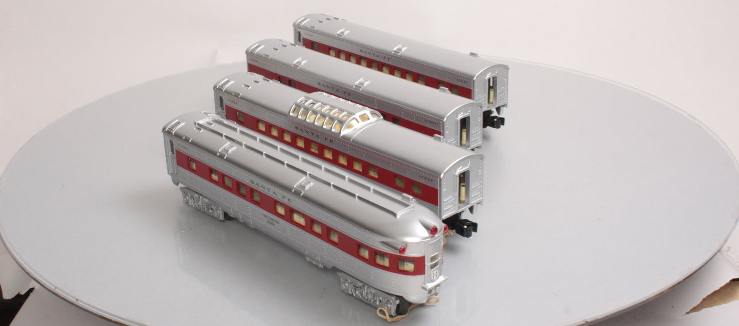 O-Line 203A AT&SF Streamliner Passenger Cars (Set of 4)