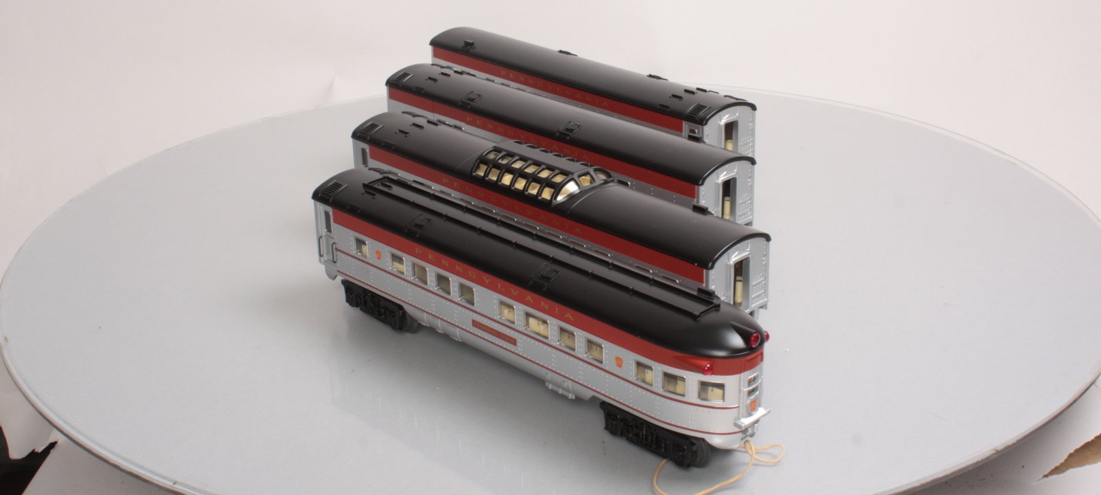O-Line 205A Pennsylvania RR Streamliner Passenger Car (Set of 4)