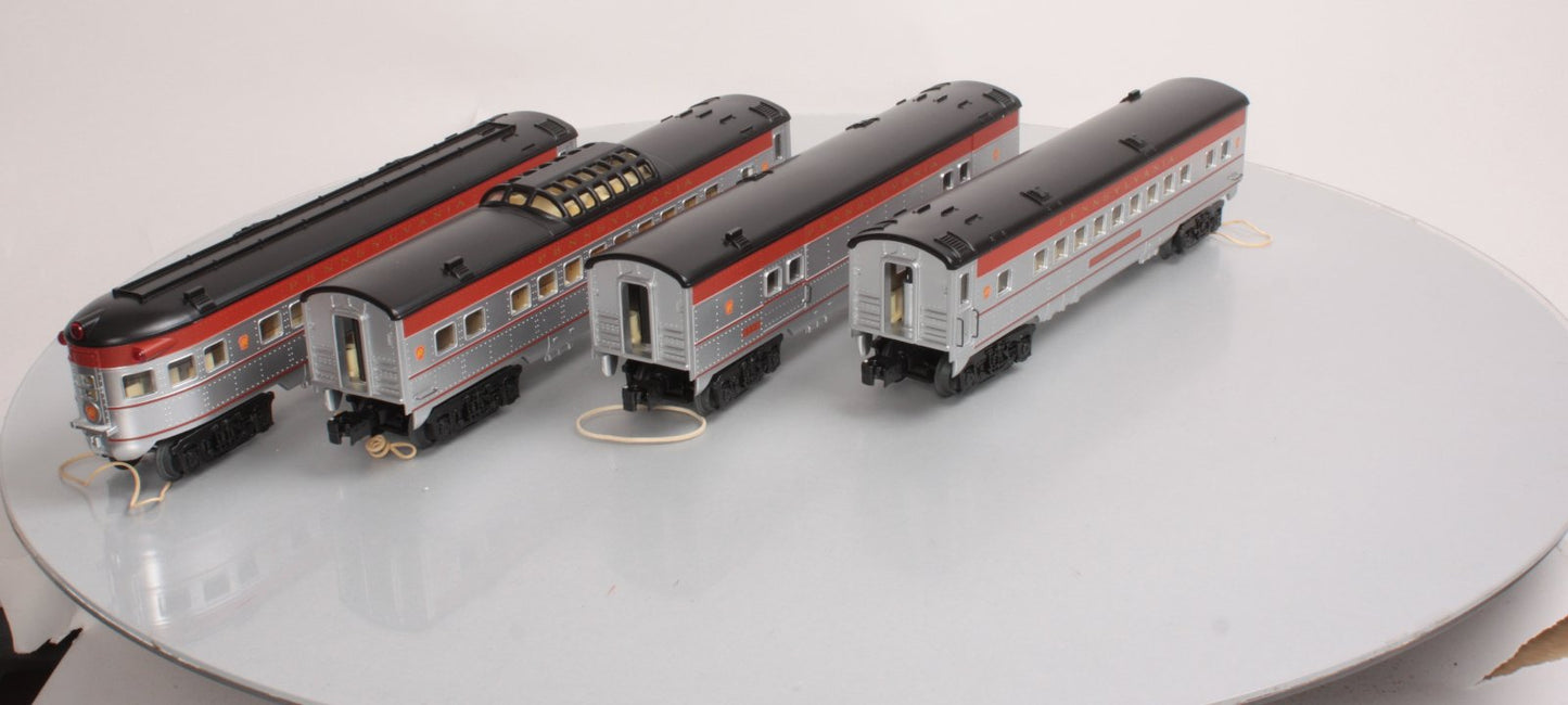 O-Line 205A Pennsylvania RR Streamliner Passenger Car (Set of 4)