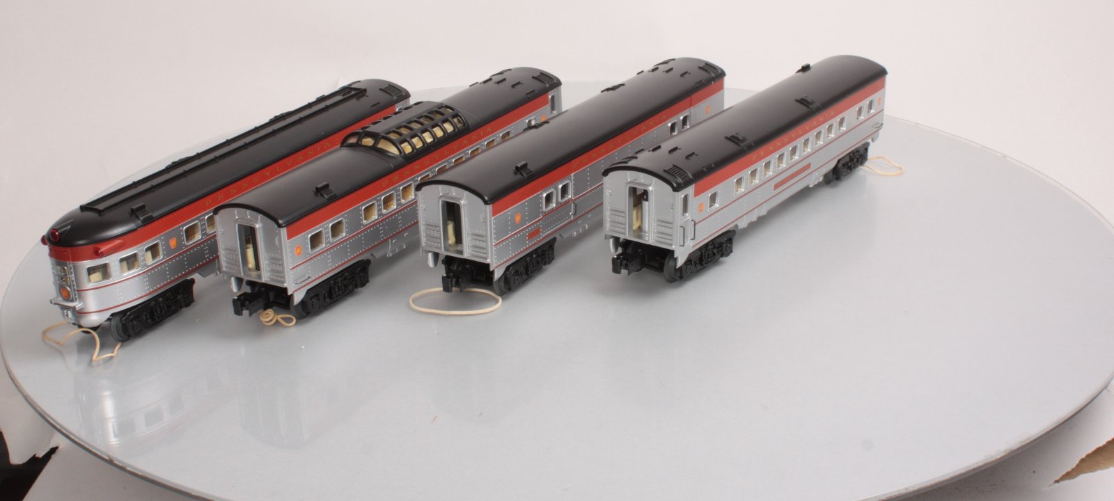 O-Line 205A Pennsylvania RR Streamliner Passenger Car (Set of 4)