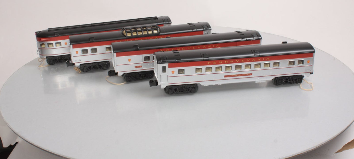 O-Line 205A Pennsylvania RR Streamliner Passenger Car (Set of 4)
