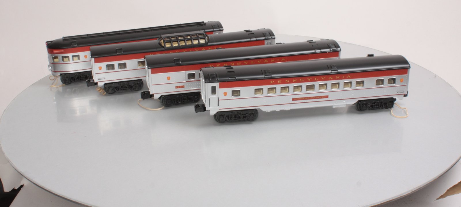 O-Line 205A Pennsylvania RR Streamliner Passenger Car (Set of 4)