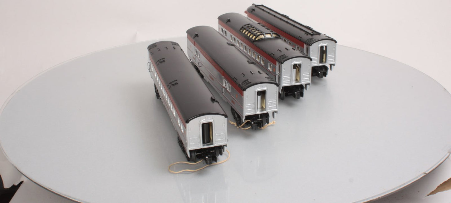 O-Line 205A Pennsylvania RR Streamliner Passenger Car (Set of 4)