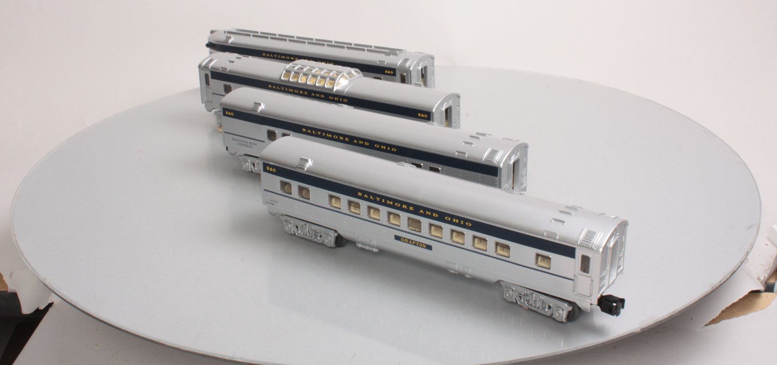 O-Line 209A B&O Streamliner Passenger Car (Set of 4)