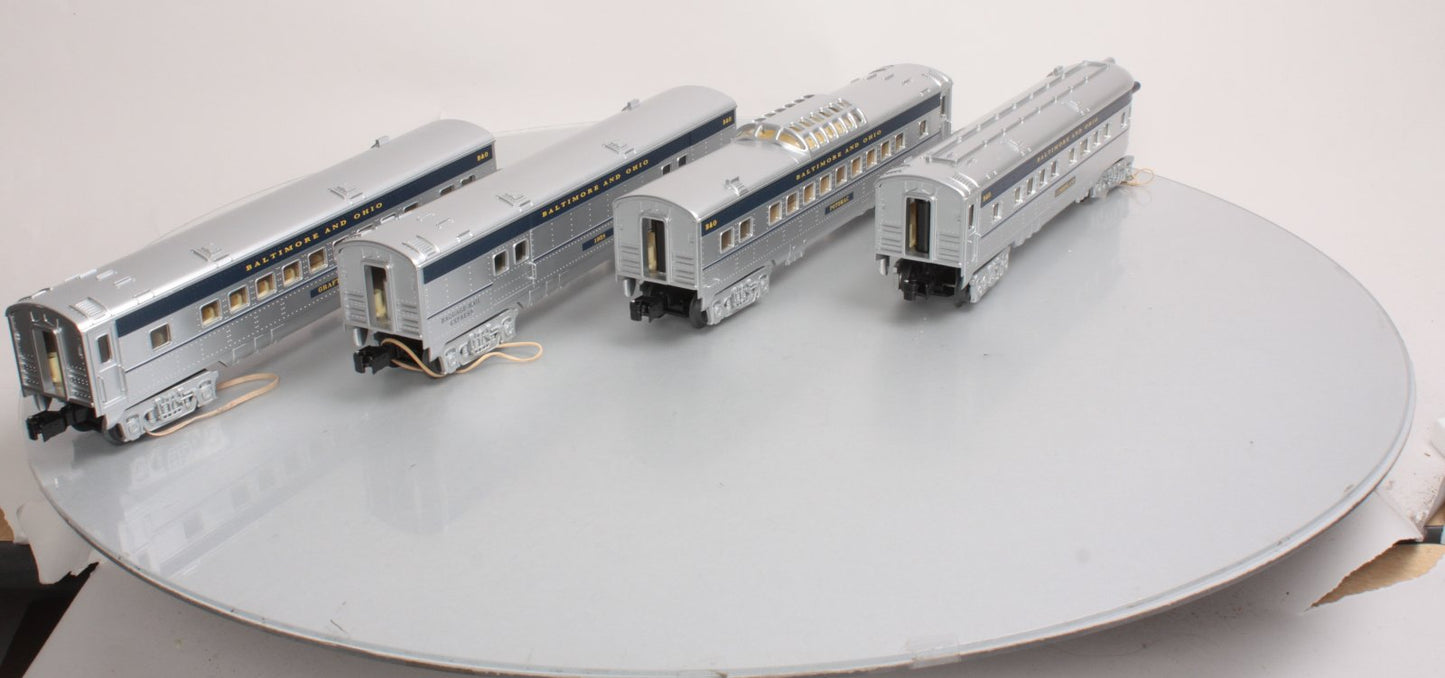O-Line 209A B&O Streamliner Passenger Car (Set of 4)