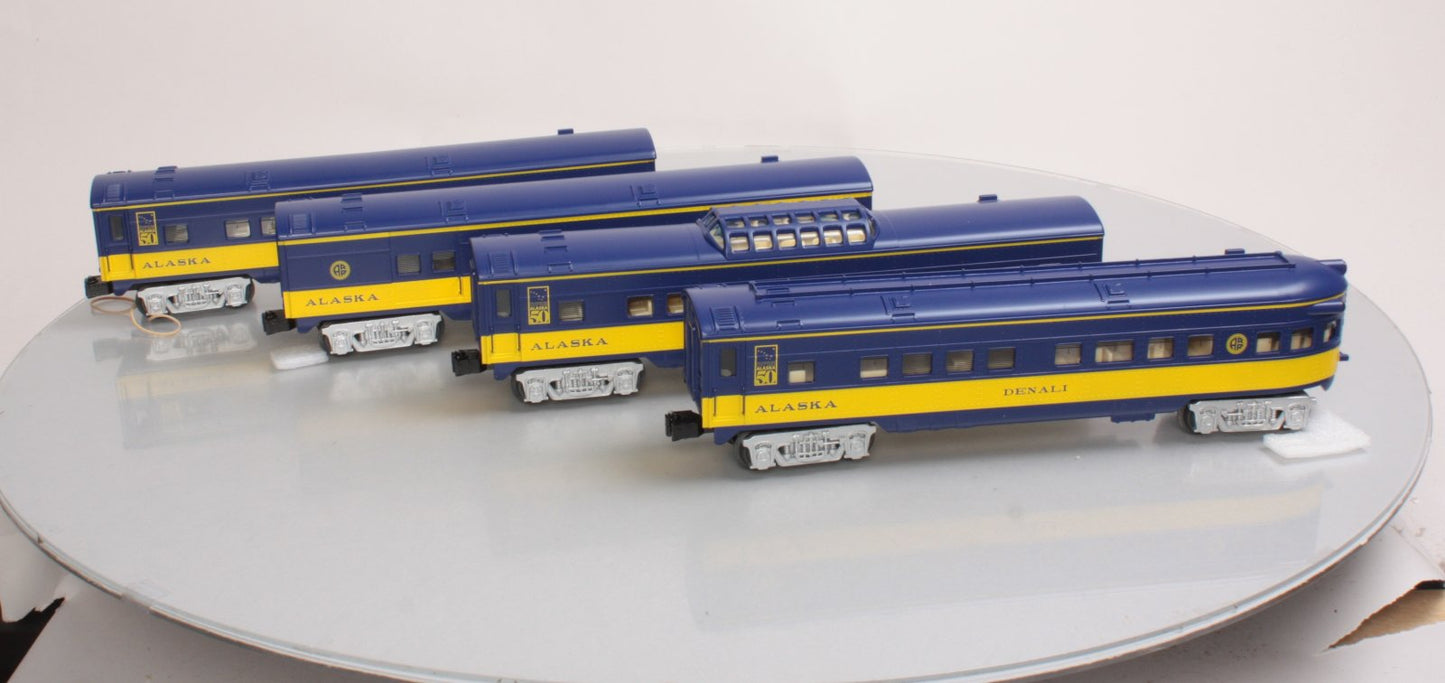 O-Line 211A Alaska Streamliner Passenger Car (Set of 4)