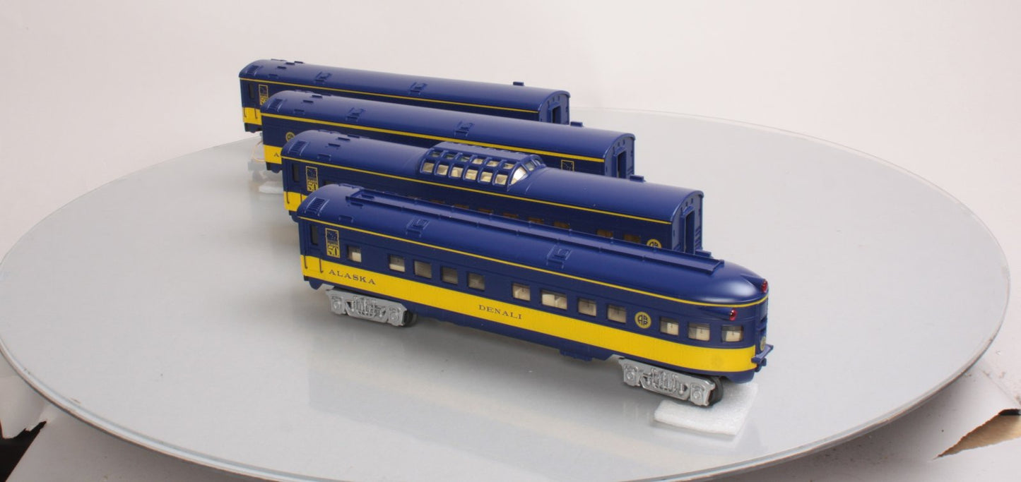 O-Line 211A Alaska Streamliner Passenger Car (Set of 4)