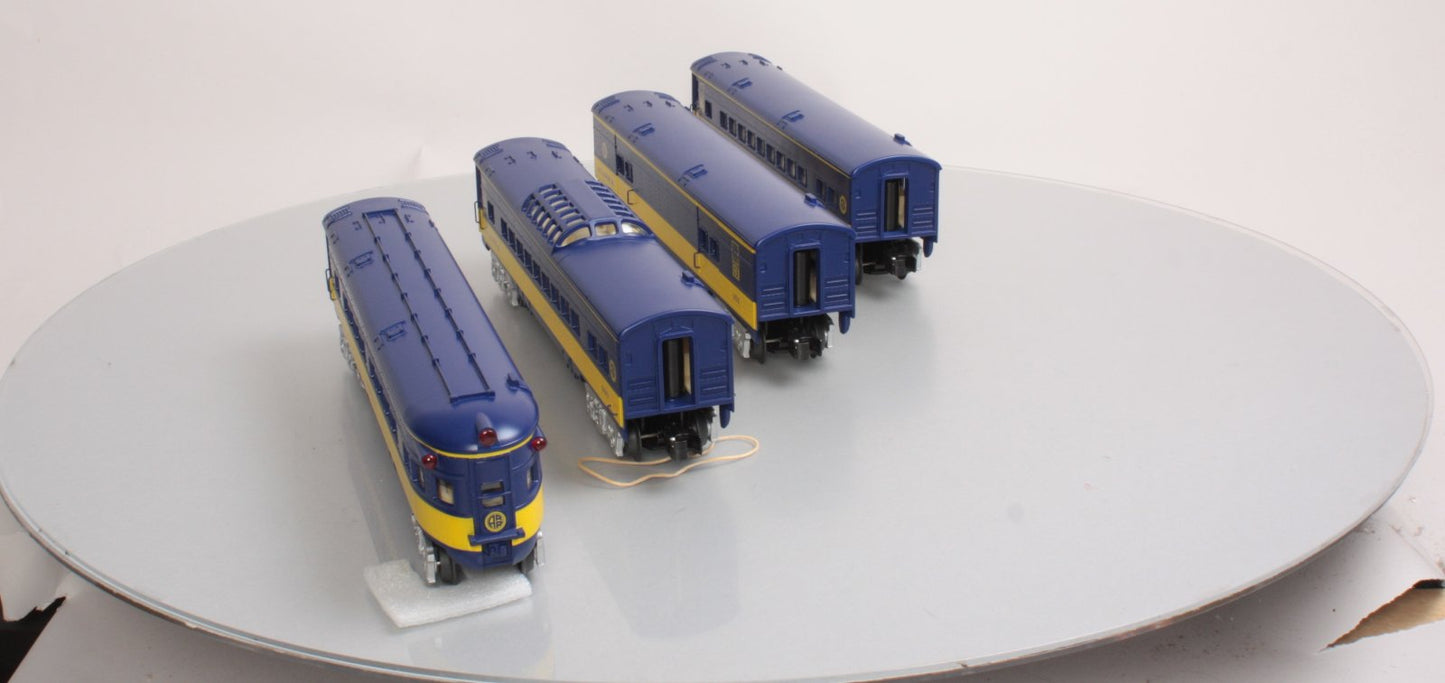 O-Line 211A Alaska Streamliner Passenger Car (Set of 4)