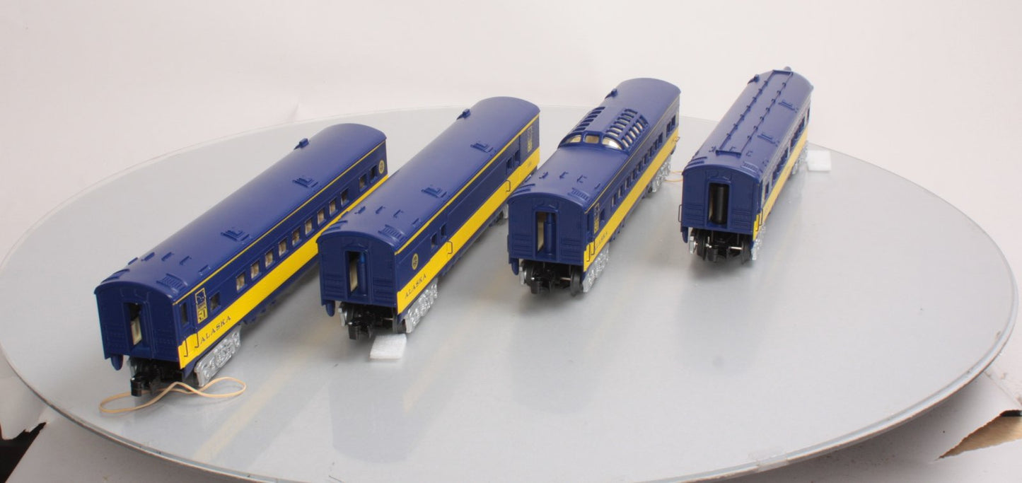 O-Line 211A Alaska Streamliner Passenger Car (Set of 4)