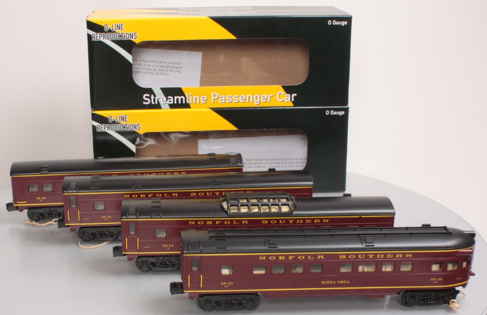 O-Line 215A NS Streamliner Passenger Car (Set of 4)