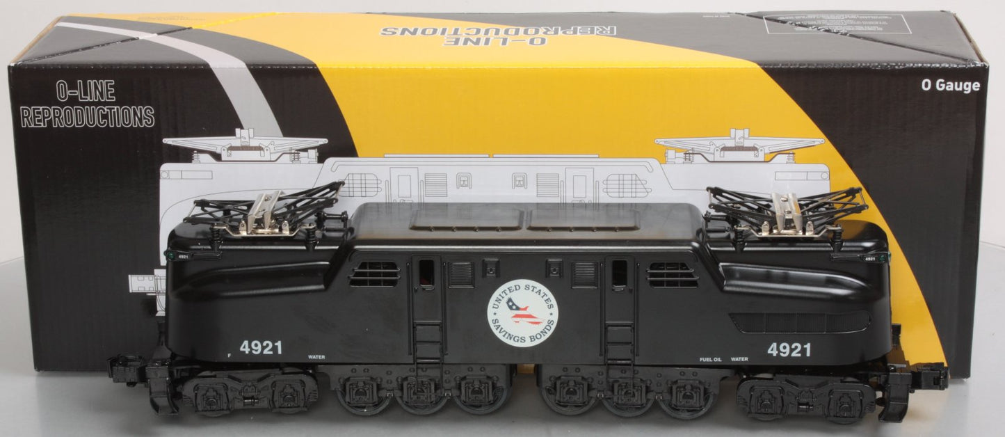 O-Line 501 O Amtrak US Savings Bonds GG-1 Electric Locomotive #4921
