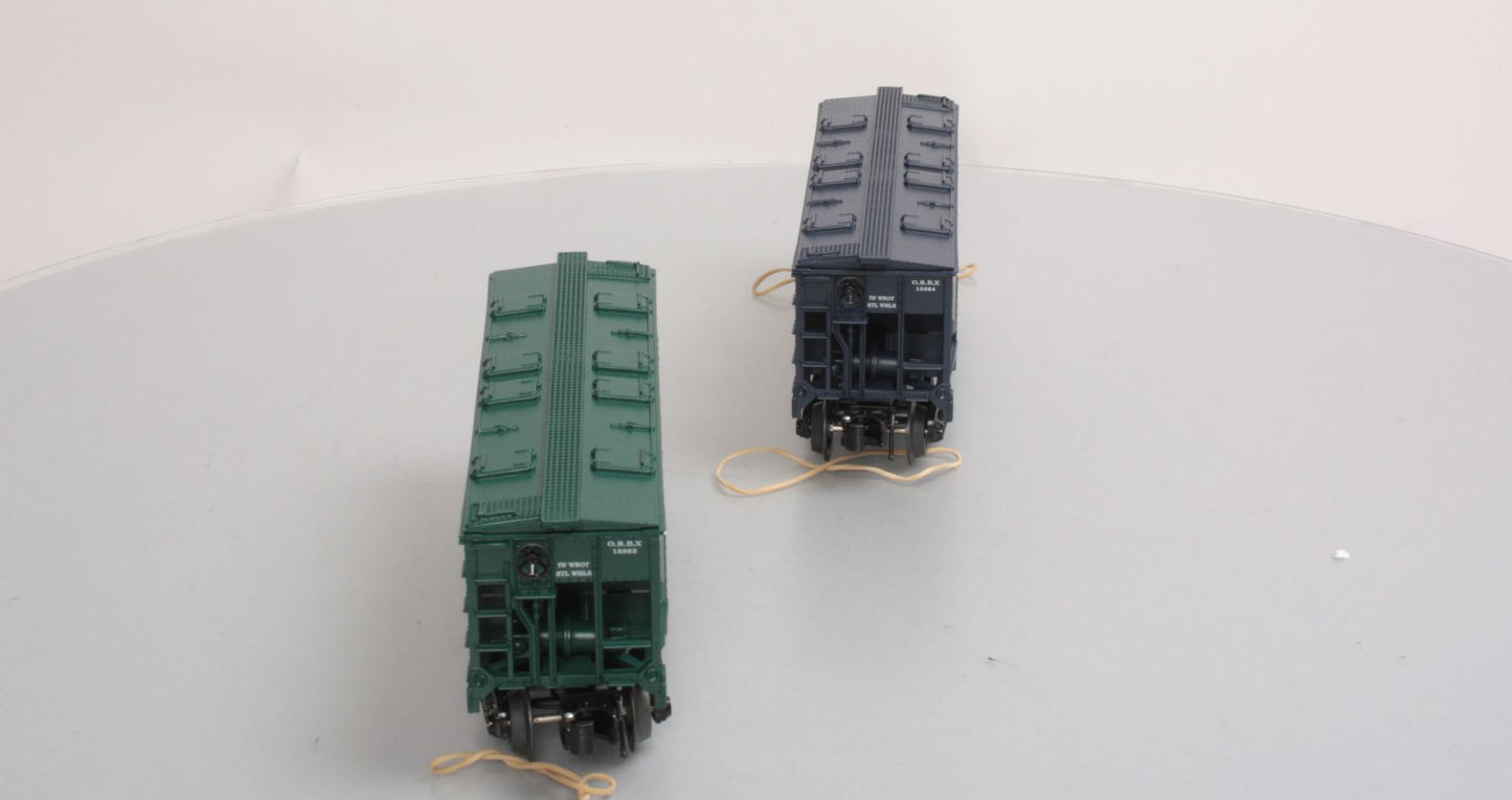 O-Line OLR145 O Gauge Reading Ale Covered Hopper Cars #18863/#18864
