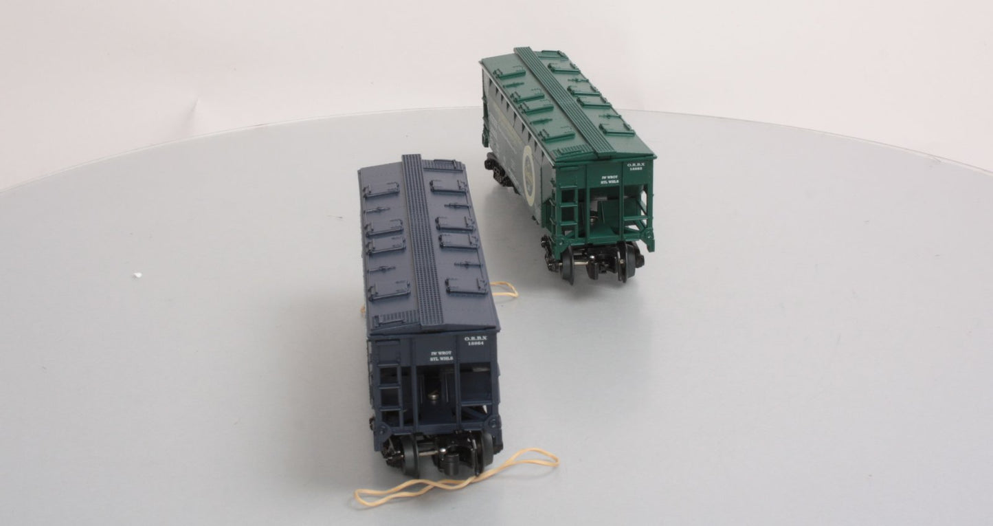 O-Line OLR145 O Gauge Reading Ale Covered Hopper Cars #18863/#18864