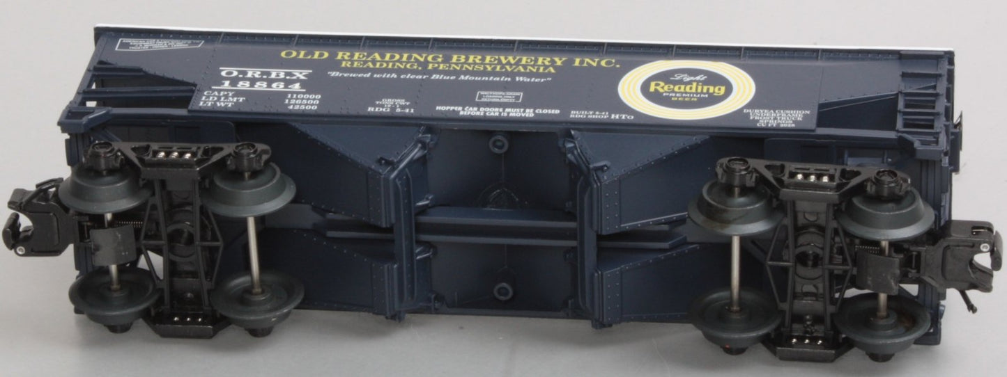 O-Line OLR145 O Gauge Reading Ale Covered Hopper Cars #18863/#18864