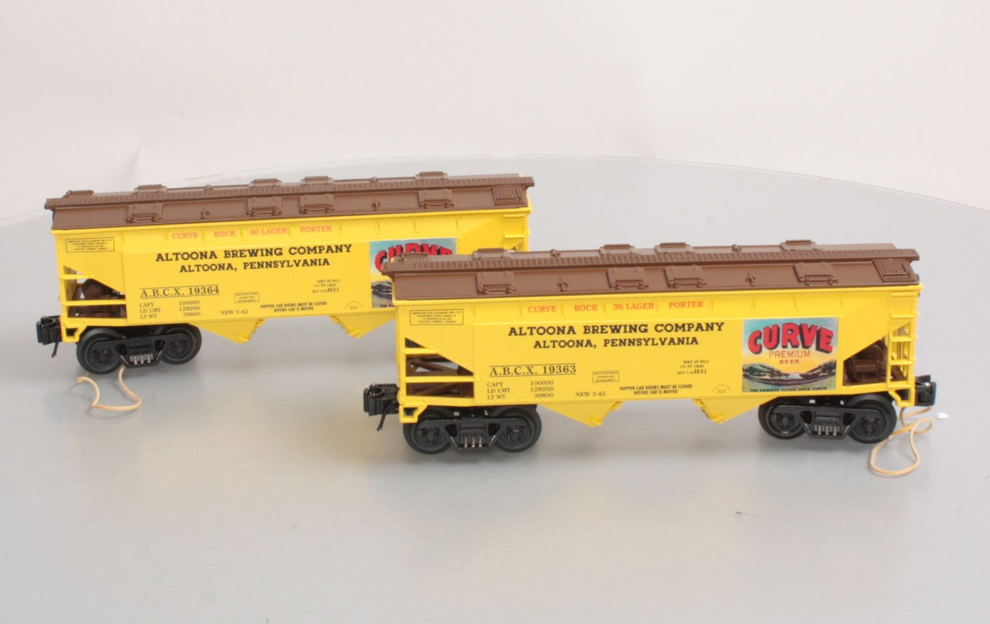 O-Line 146 Horseshoe Curve Beer19363/19364 2/Pk