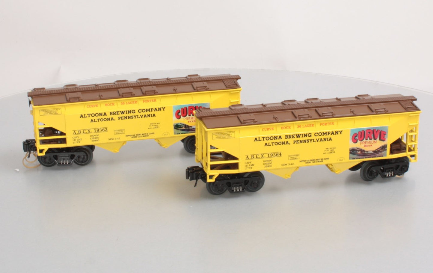 O-Line 146 Horseshoe Curve Beer19363/19364 2/Pk