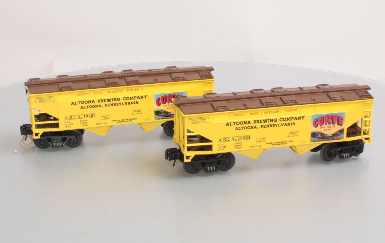 O-Line 146 Horseshoe Curve Beer19363/19364 2/Pk