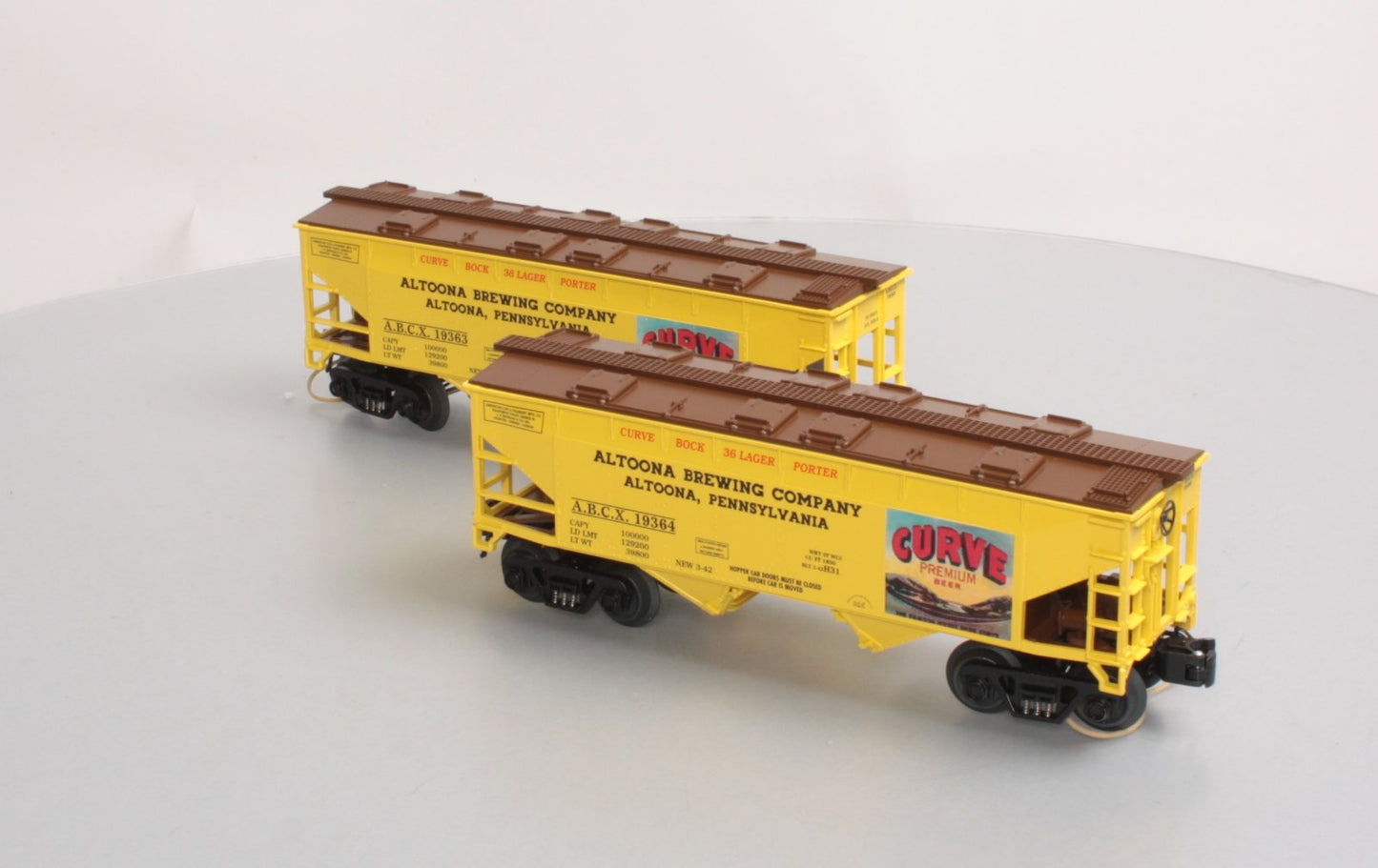 O-Line 146 Horseshoe Curve Beer19363/19364 2/Pk