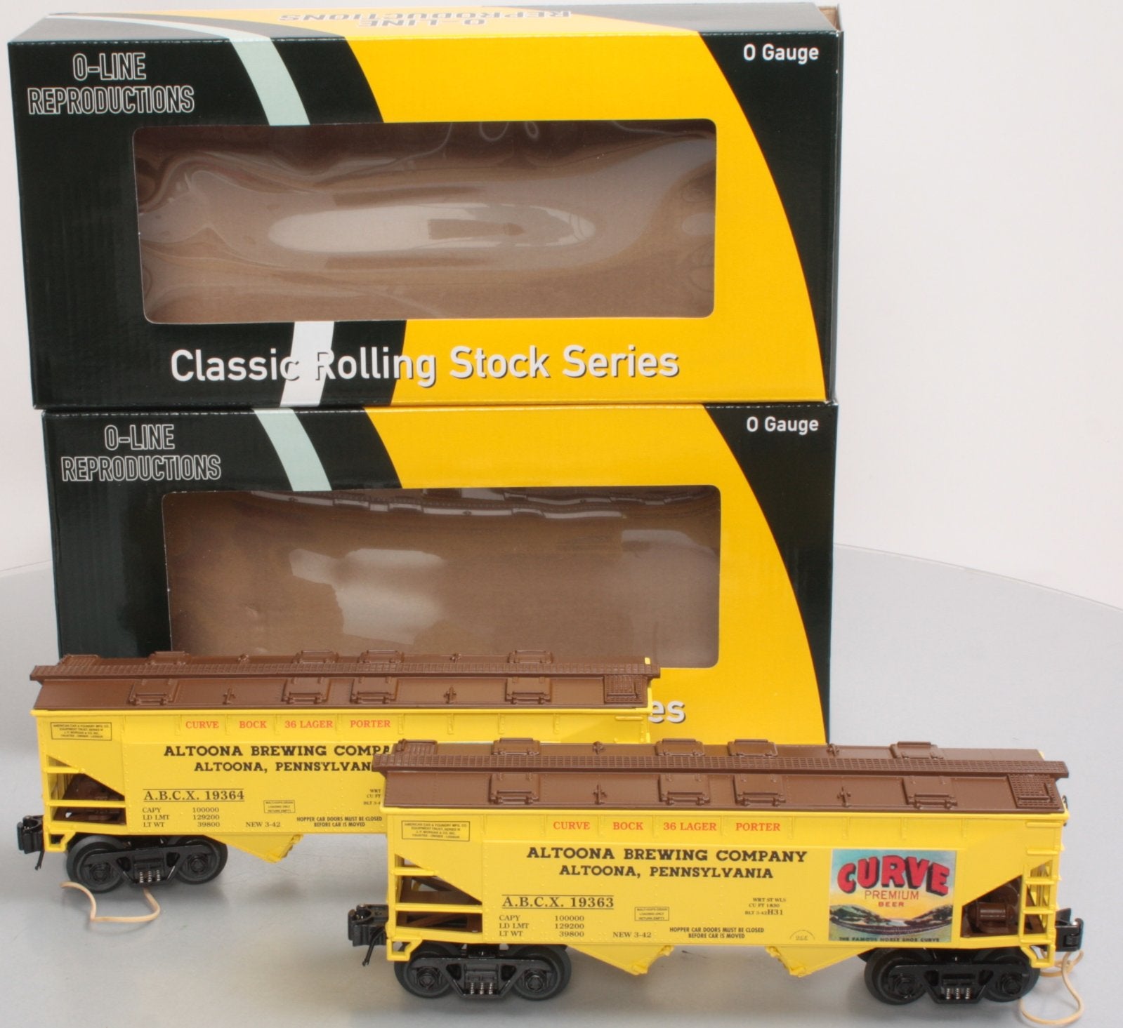 O-Line 146 Horseshoe Curve Beer19363/19364 2/Pk