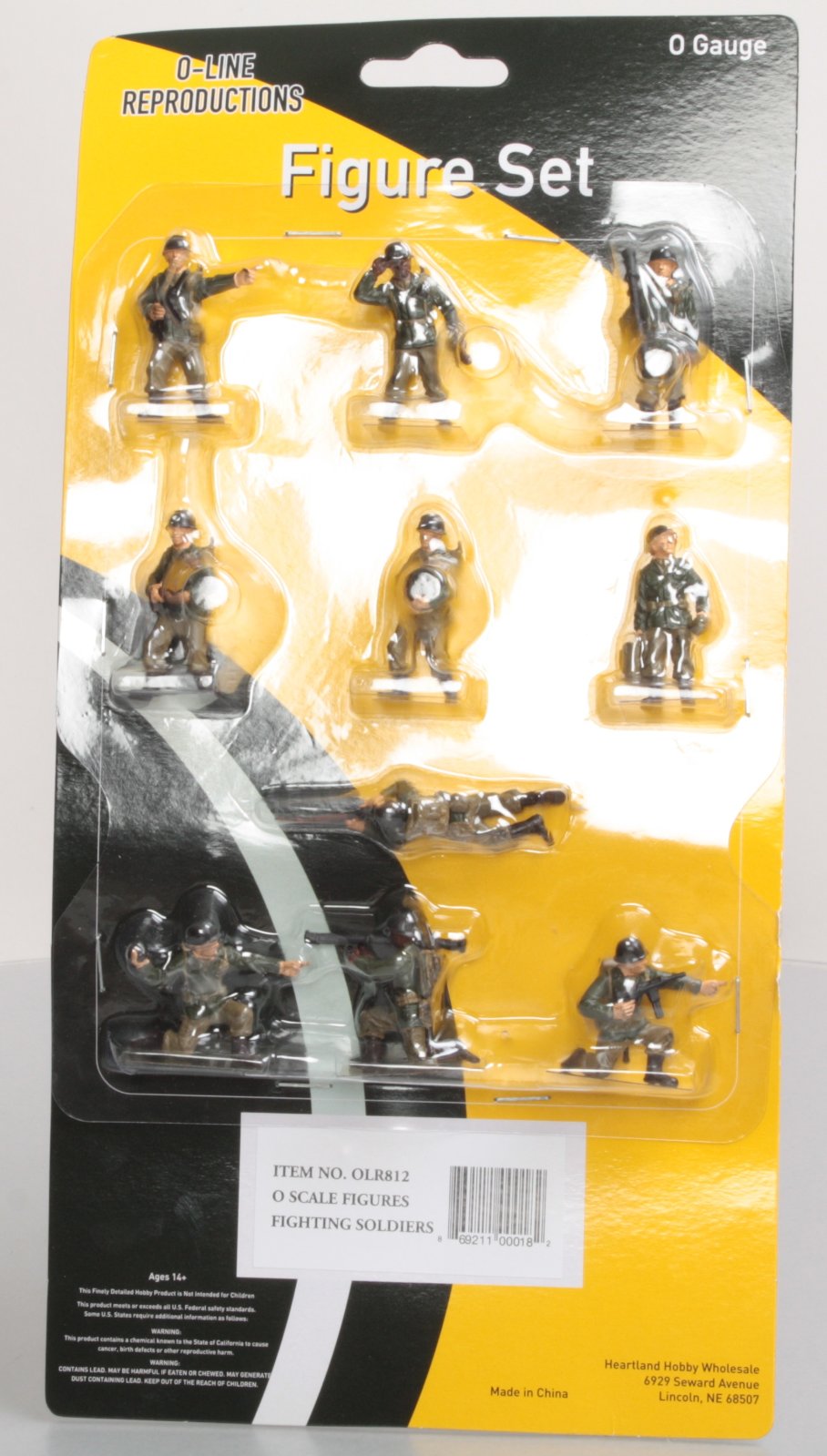 O-Line 812 Army Fighting Figure Figures (Set of 10)