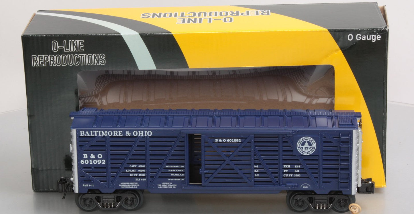 O-Line 114 B&O Stock Car #601092