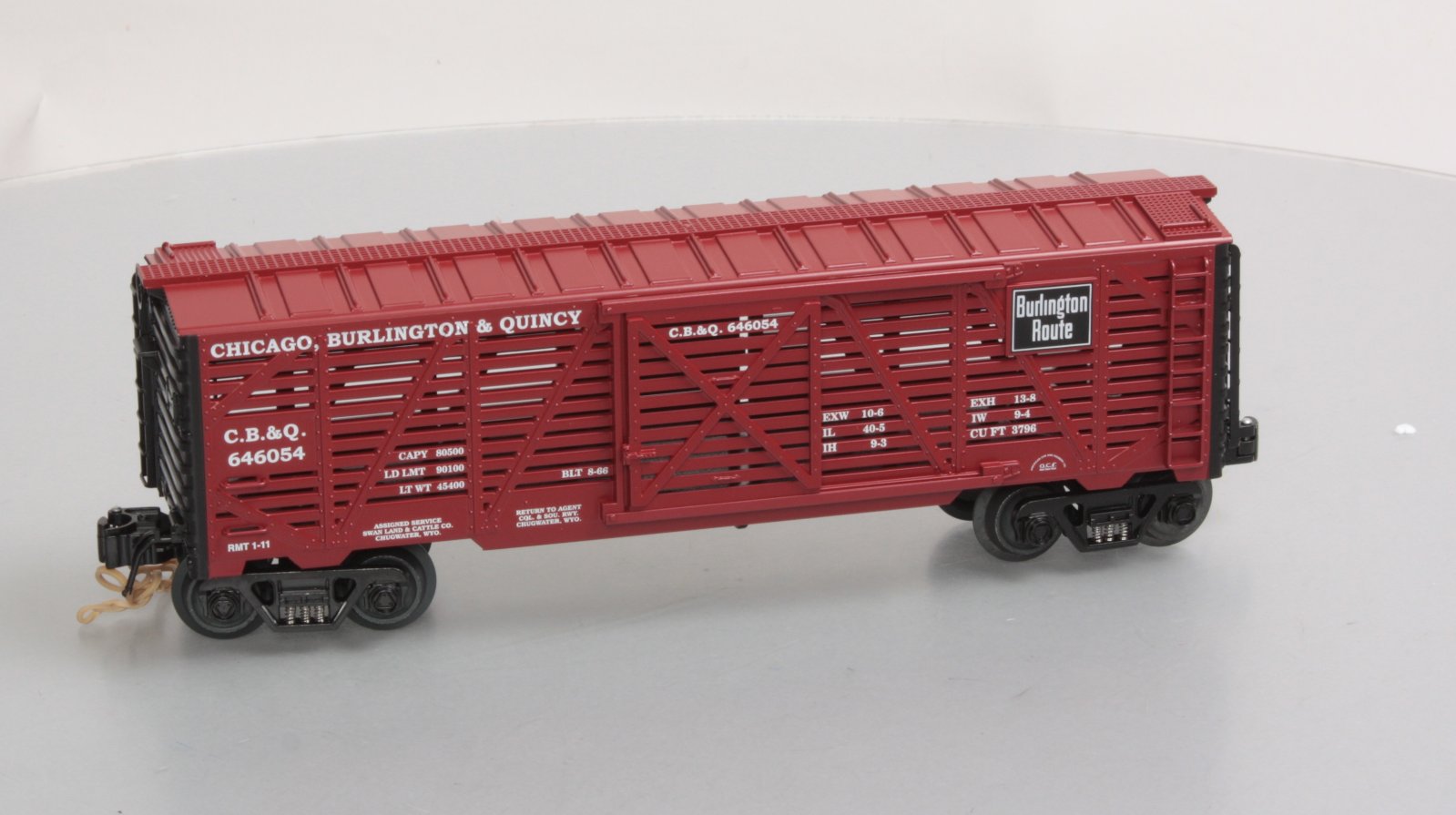 O-Line 115 CB&O Stock Car #646054