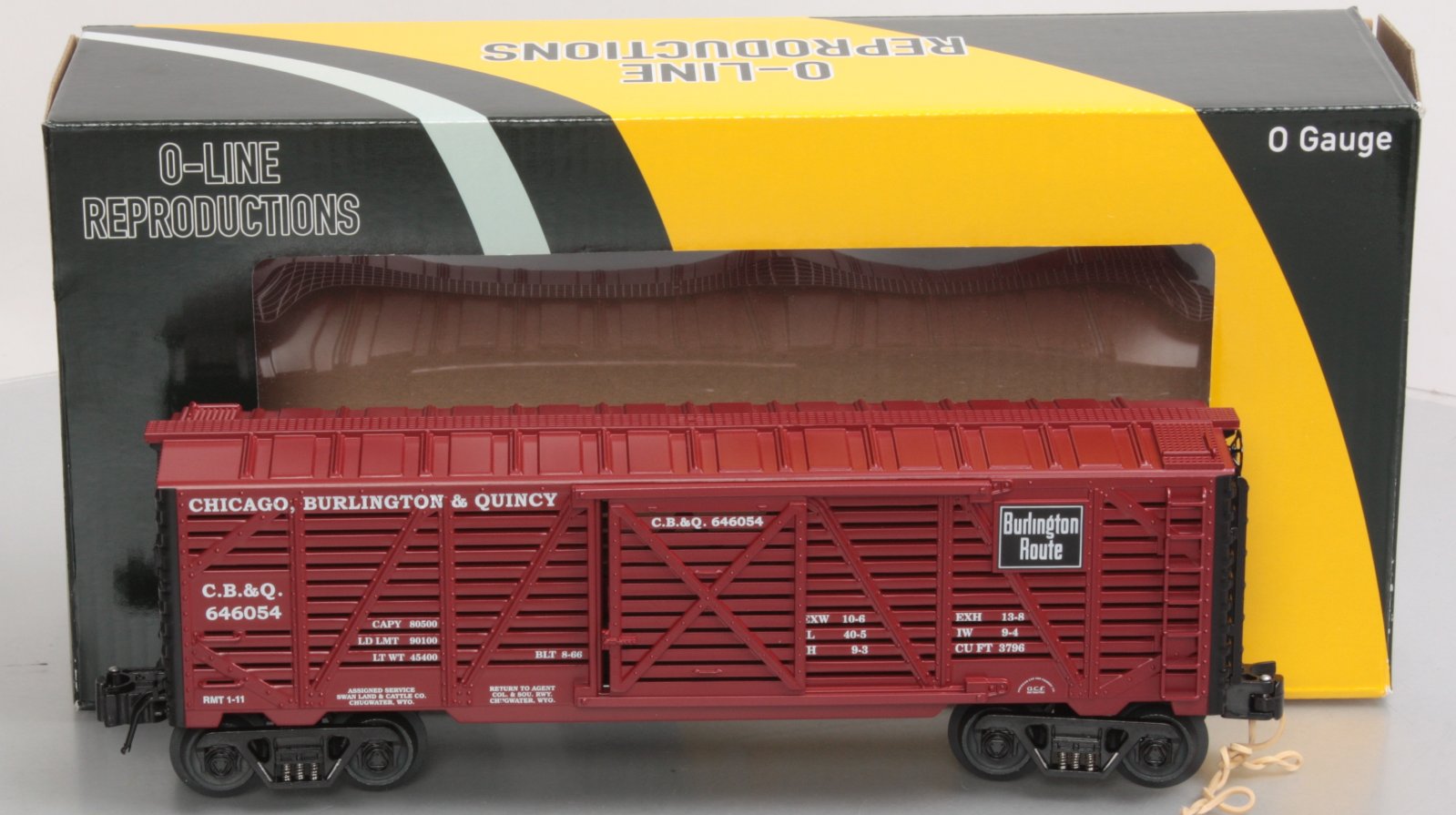 O-Line 115 CB&O Stock Car #646054