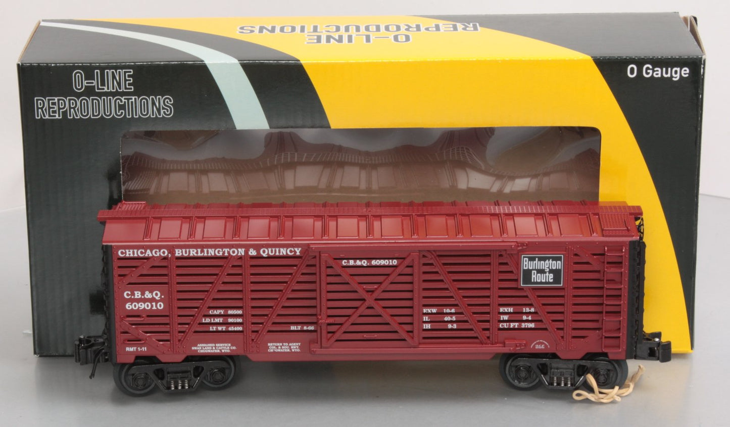 O-Line 116 CB&O Stock Car #609010
