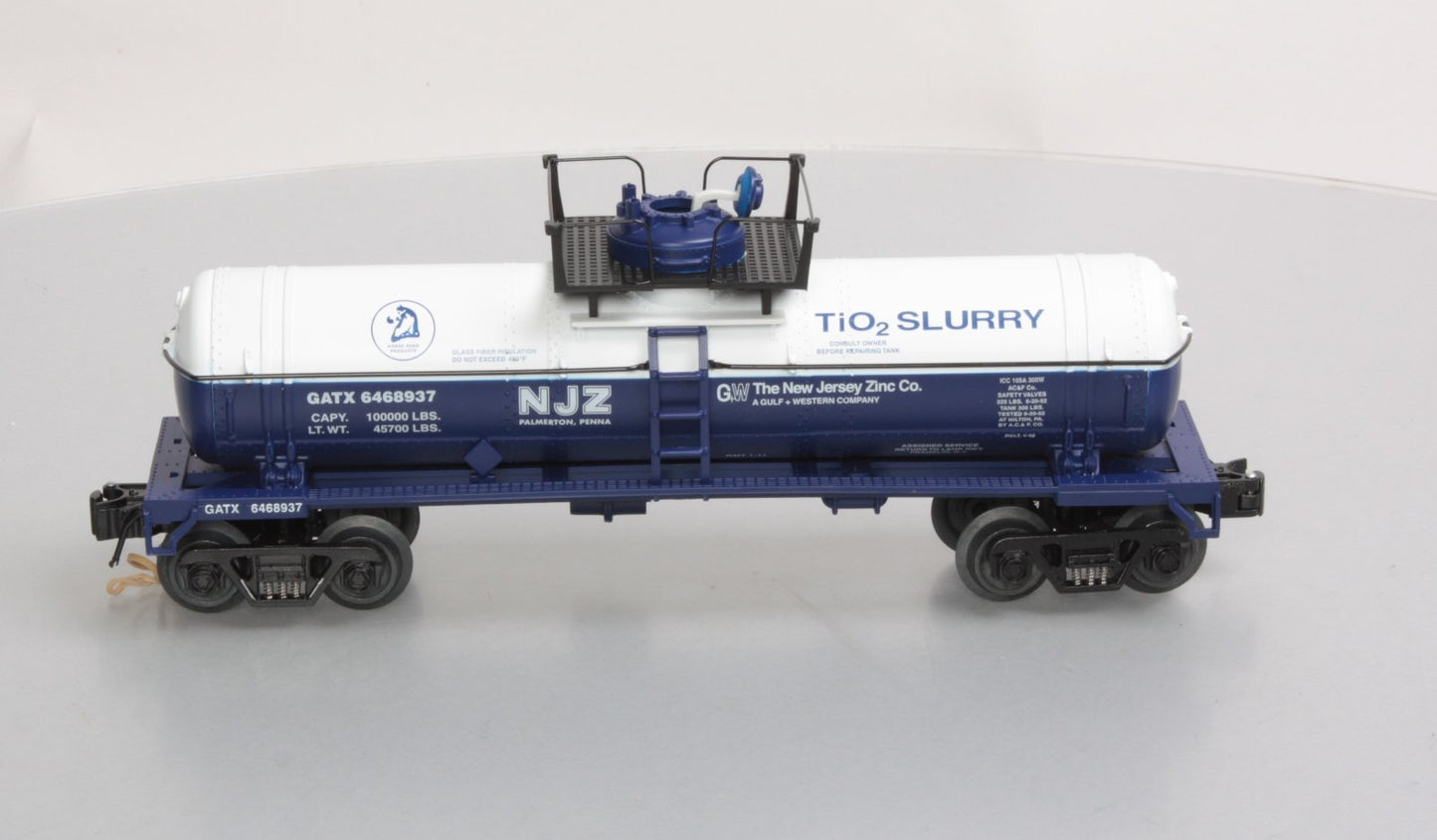 O-Line 163 NJ Zinc Tank Car #6468937